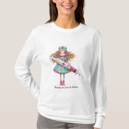 Verpleegster zegswijzen - Verpleging is liefde in T-shirt