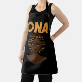 Verpleegster Zwart CNA Gecertificeerd Assistent Zw Schort (Insitu)