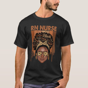 Verpleegster - Zwarte Geschiedenis verpleegster Rt T-shirt