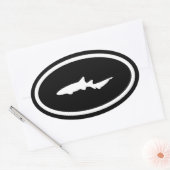 Verpleegsterhaai Ovale Sticker (Envelop)