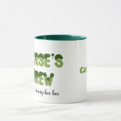 Verpleegster's Brew Mok: Groen slijm met heksendra Mok (Midden)