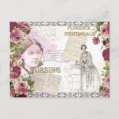  verpleegsters Florence Nightingale Briefkaart (Voorkant)