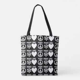 Verpleegsters liefdesvrede      tote bag