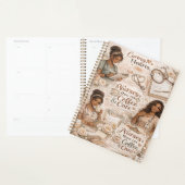 Verpleegsters lopen op koffie en zorgstijl planner (Display)