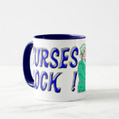 Verpleegsters Rock! Mok (Voorkant links)