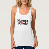 Verpleegsters Rock Tank Top (Voorkant)