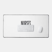 Verpleegsters Rots Verpleegster Hart Vector Design Bureaumat (Keyboard & Muis)