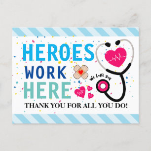 Verpleegsters Waarderingsweek Bedank Banner Briefkaart
