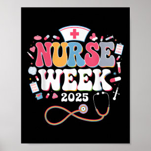 Verpleegsters Waarderingsweek - Gelukkig Nationale Poster