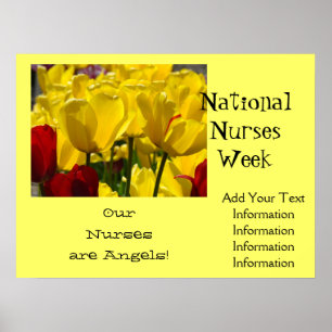 Verpleegsters Week posters Onze verpleegsters zijn