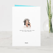 Verpleegsters Week Vintage Verpleegster Grappige K Kaart (Achterkant)