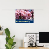 Verpleegsters zijn aardse engelen poster Verpleegs (Thuiskantoor)
