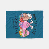 Verpleegsters zijn egg-stra speciale grappige paas fleece deken (Voorkant (Horizontaal))