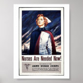 Verpleegsters zijn nu nodig! poster (Voorkant)