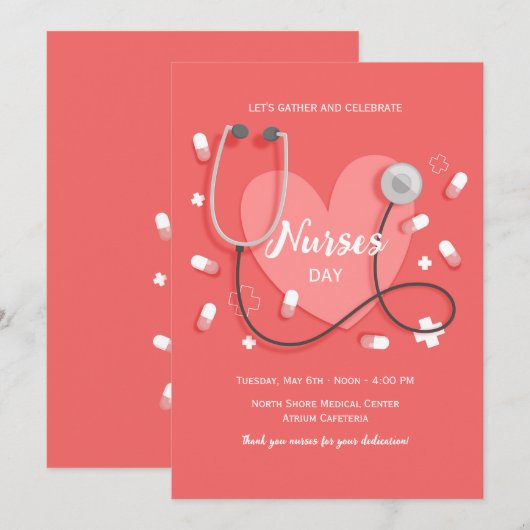 Verpleegstersdag Kaart (Voorkant / Achterkant)