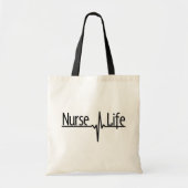 Verpleegstersleven - EKG Tote Bag (Voorkant)
