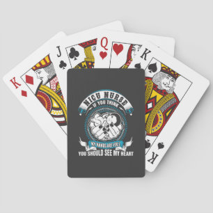 Verpleegstersleven Nicu-verpleegster mijn handen Pokerkaarten