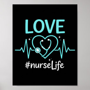 Verpleegstersleven rn lpn cna gezondheidszorg week poster