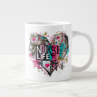 Verpleegstersleven Valentijn–Hartvormig Medisch Grote Koffiekop