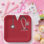 Verpleegstersschool Afstudeerfeest Papieren Bord (Feest)