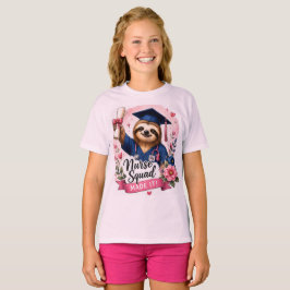 Verpleegstersteam Haalde Het Luiaard RN Afstudeerf T-shirt
