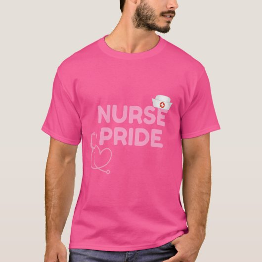 Verpleegsterstrots – Eer, Kracht T-shirt (Voorkant)