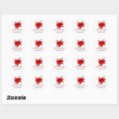 Verpleegstersweek Ronde Sticker (Vel)