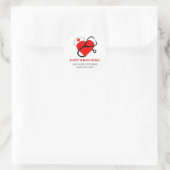 Verpleegstersweek Ronde Sticker (Tas)