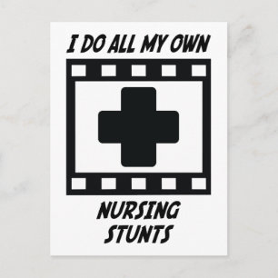Verpleegstunts Briefkaart