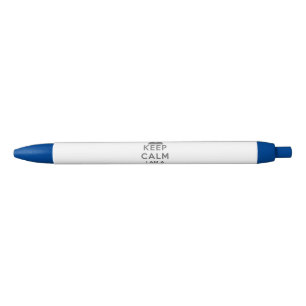 Verpleegsymbool kalm houden Ik ben verpleegster Blauwe Inkt Pen