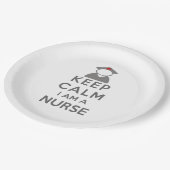 Verpleegsymbool kalm houden Ik ben verpleegster Papieren Bordje (Gekanteld)