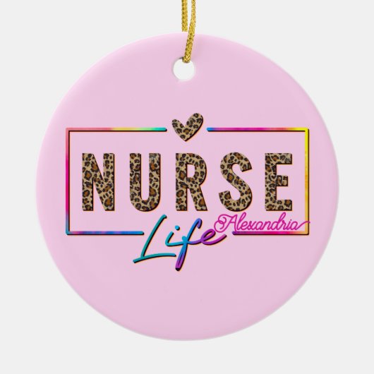 Verpleegtetijd Keramisch Ornament (Voorkant)