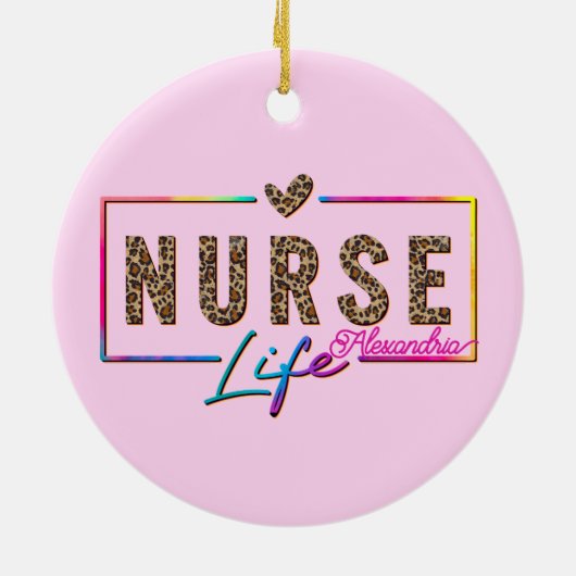 Verpleegtetijd Keramisch Ornament (Achterkant)