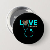 Verpleegtetijd Ronde Button 7,6 Cm (Voorkant /achterkant)