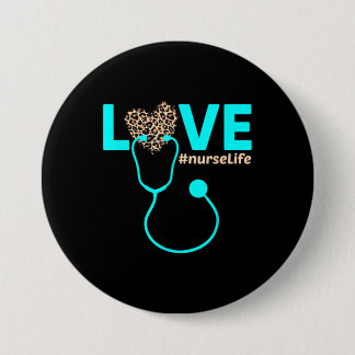 Verpleegtetijd Ronde Button 7,6 Cm