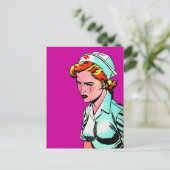 Verpleegverpleegkundigen - illustratie briefkaart (Staand voorkant)