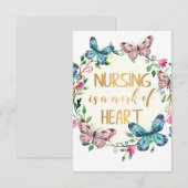 Verpleegverpleegster Hartelijk dank voor uw waarde (Voorkant / Achterkant)