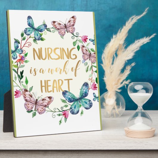 Verpleegverpleegster Hartelijk dank voor uw waarde Fotoplaat (Zijkant)