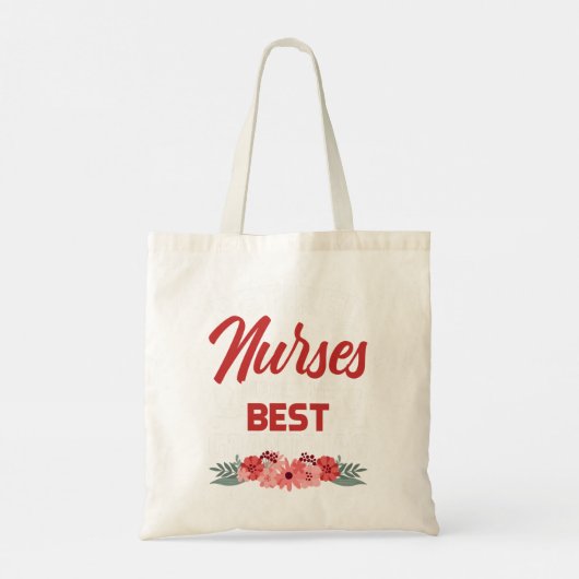 Verpleegverpleegsters in ruste verdient het beste  tote bag (Achterkant)