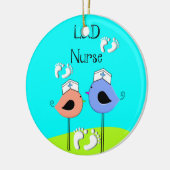 Verpleegverzonken vogels op de arbeidsmarkt en de  keramisch ornament (Links)