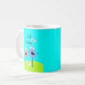 Verpleegverzonken vogels op de arbeidsmarkt en de koffiemok (Voorkant links)