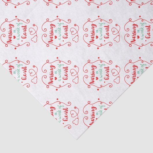 Verpleegwerkzaamheden Tissuepapier (Detail)