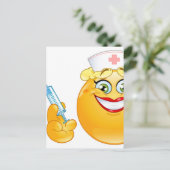 verpleger emoji briefkaart (Staand voorkant)