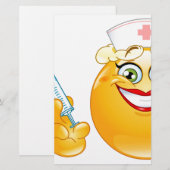 verpleger emoji briefpapier (Voorkant / Achterkant)