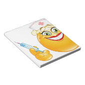 verpleger emoji notitieblok (Schuin)