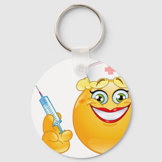 verpleger emoji sleutelhanger (Voorkant)