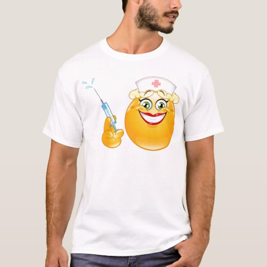 verpleger emoji t-shirt (Voorkant)