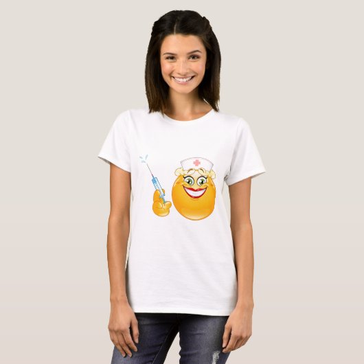 verpleger emoji t-shirt (Voorkant volledig)
