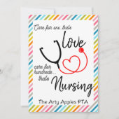 verpleger HCA-waardestijger Feestdagenkaart (Voorkant)