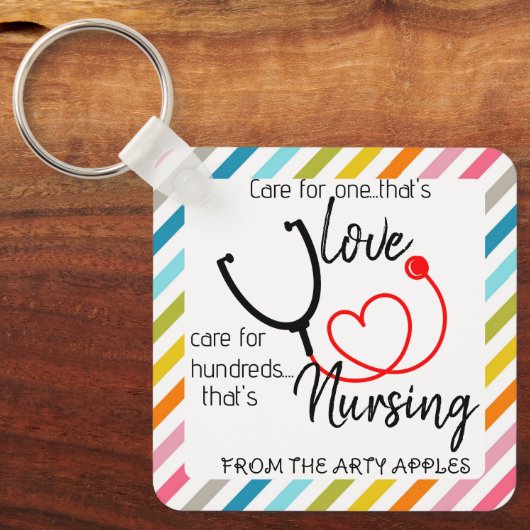 verpleger HCA-waardestijger Sleutelhanger (Voorkant)